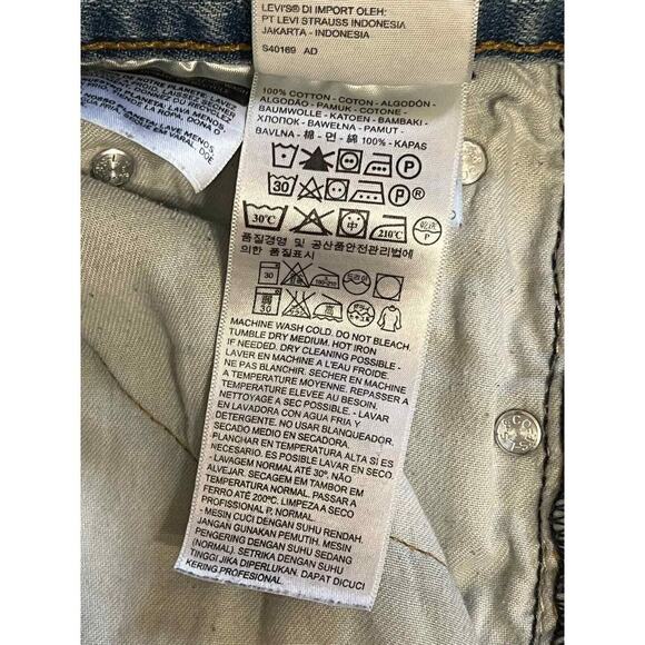 Levi’s 569 Men’s 36/34 distressed medium blue - Picture 12 of 14